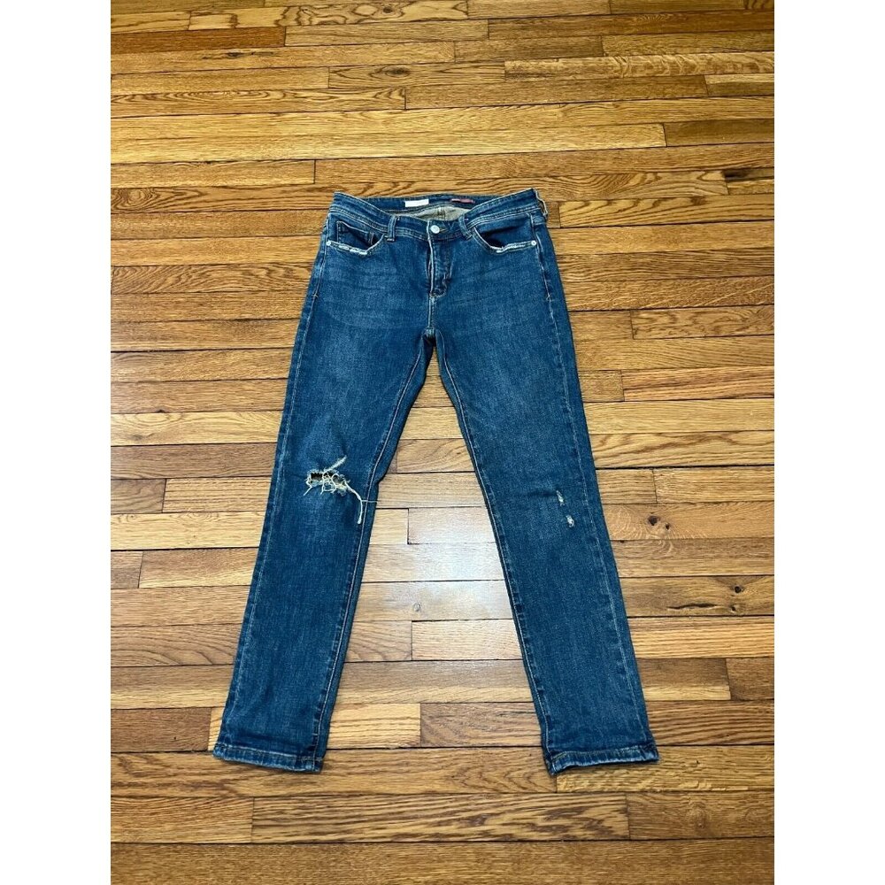 PILCRO and the LETTERPRESS Jeans Women's Size 27 Slim Ankle Distressed Ripped